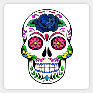 Day of the dead skull (not a shirt yet) Magnet